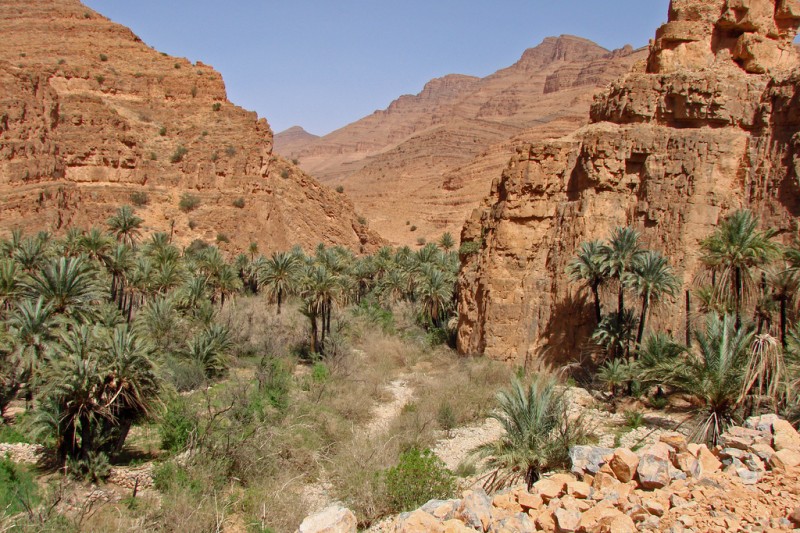 The gorges of Ait Mansour